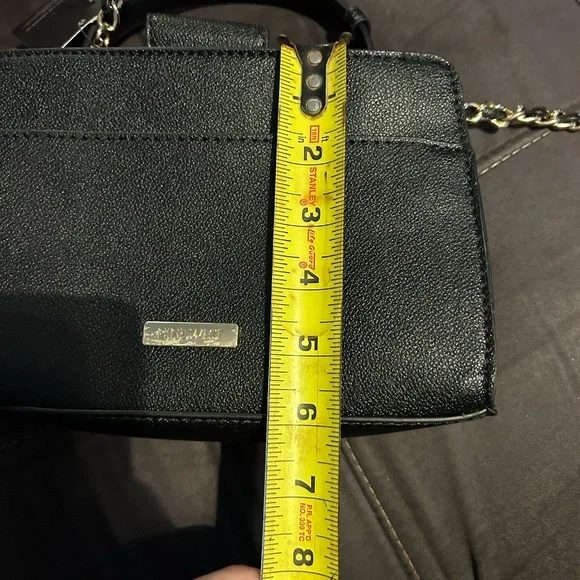 Nine West Black Crossbody Bag with Gold Accents - Picture 9 of 9